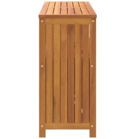 vidaXL Garden Console Table 110x35x75 cm Solid Wood Acacia