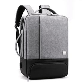 15.6 inch laptop bag (Color: Light grey)