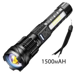 Ultra-bright Multi-function Flashlight - A Must-have For Outdoor Adventures And Rescues, Portable, Durable, And Available In A Variety Of Types (Option: 1500mAH)